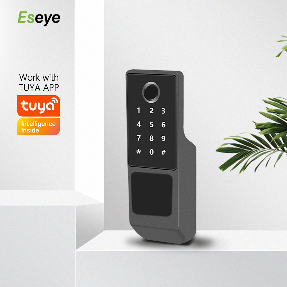 Tuya WiFi /TT Lock Ứng dụng không thấm nước ngoài trời Gate RIM vân tay Khóa thông minh