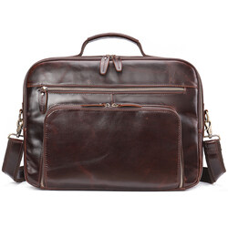 laptop briefcase mens leather, durable leather briefcase, retro leather briefcase