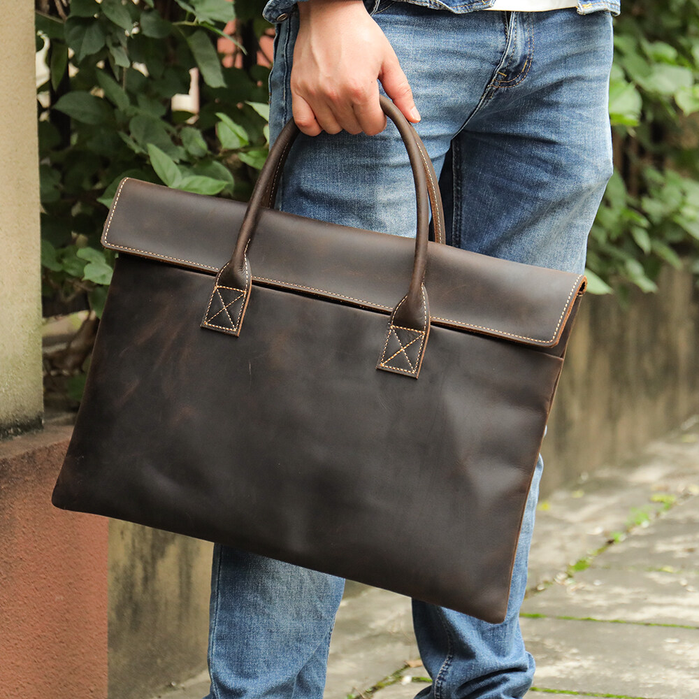 vintage crazy horse leather messenger bag, vintage leather messenger bag men, vintage leather messenger bag mens