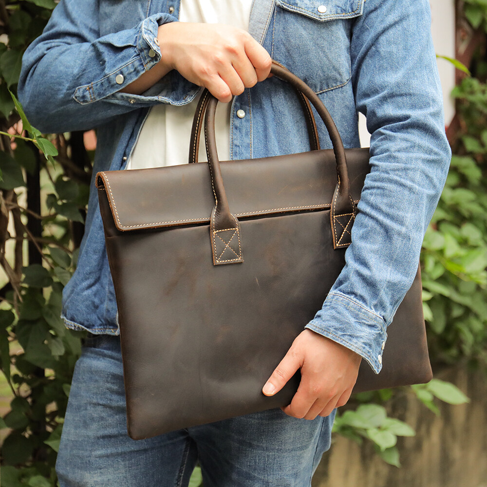 vintage crazy horse leather messenger bag, vintage leather messenger bag men, vintage leather messenger bag mens