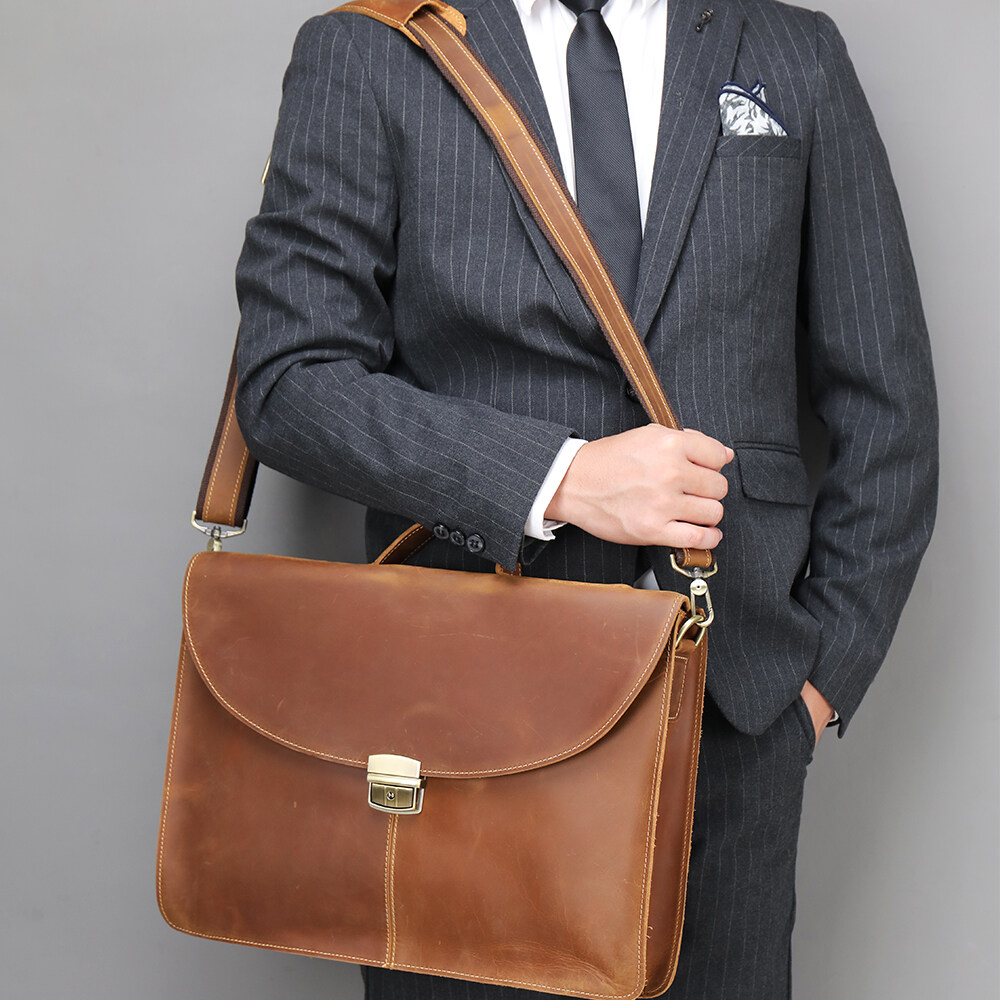 bolso de mensajero de negocios de cuero para hombres, bolso de mensajero de cuero genuino, bolsos de mensajero de cuero genuino, bolso de mensajero de cuero genuino para hombres