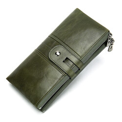 rfid blocking trifold wallet leather, women's leather rfid blocking wallet