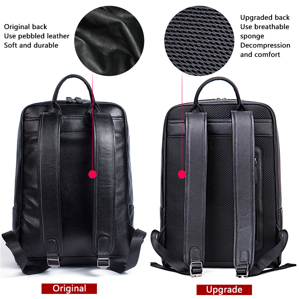 mochila de cuero informal, mochila de cuero para hombre, mochila de cuero para computadora portátil para hombre, mochila de cuero de lujo para hombre, mochila de cuero de lujo para hombre, mochila de cuero de lujo para hombre