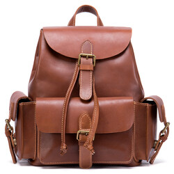 Genuine Leather Designer Backpack Waterproof Casual Daypack