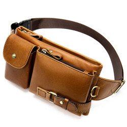 slim fanny pack for men, vintage fanny pack leather