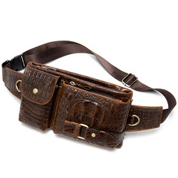 slim fanny pack for men, vintage fanny pack leather