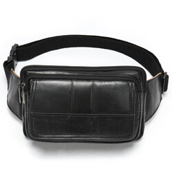 genuine leather bum bag, unisex bum bag