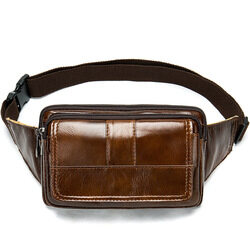 genuine leather bum bag, unisex bum bag