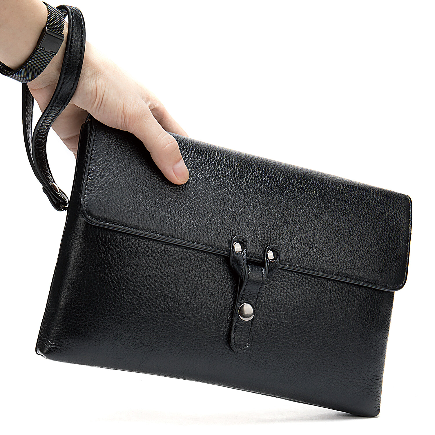 clutch bag mens, real leather clutch bags