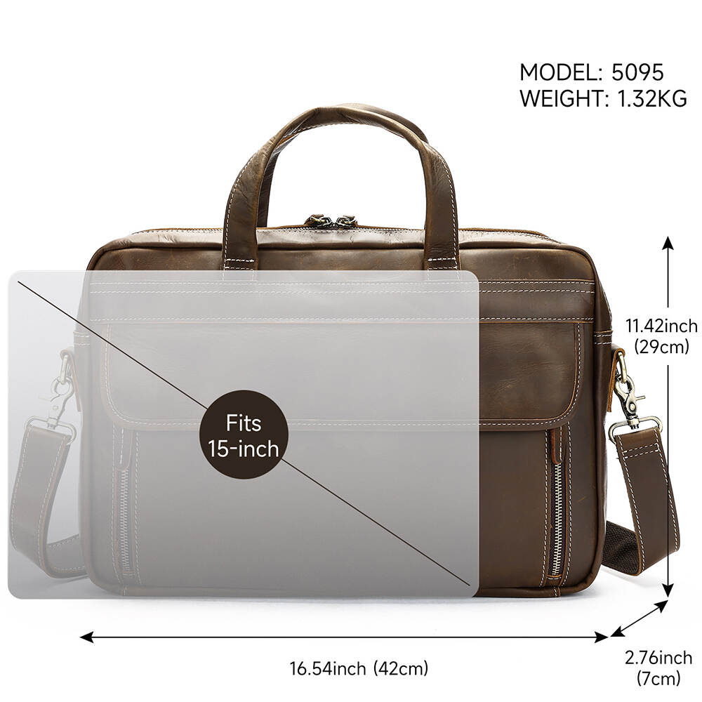 mens leather document briefcase, mens leather executive briefcase, mens leather portfolio briefcase