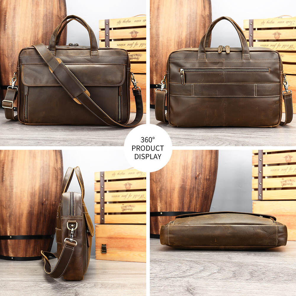 mens leather document briefcase, mens leather executive briefcase, mens leather portfolio briefcase