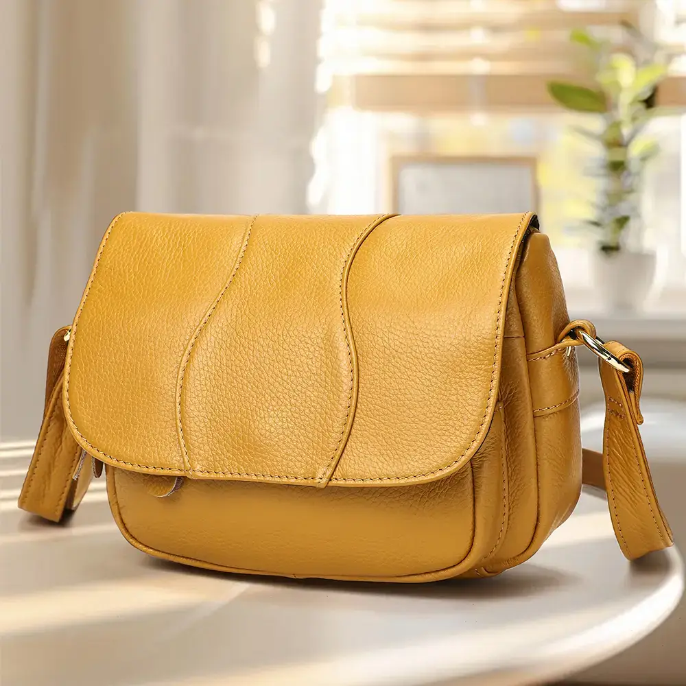 Ladies Leather Cross Body Messenger Bags
