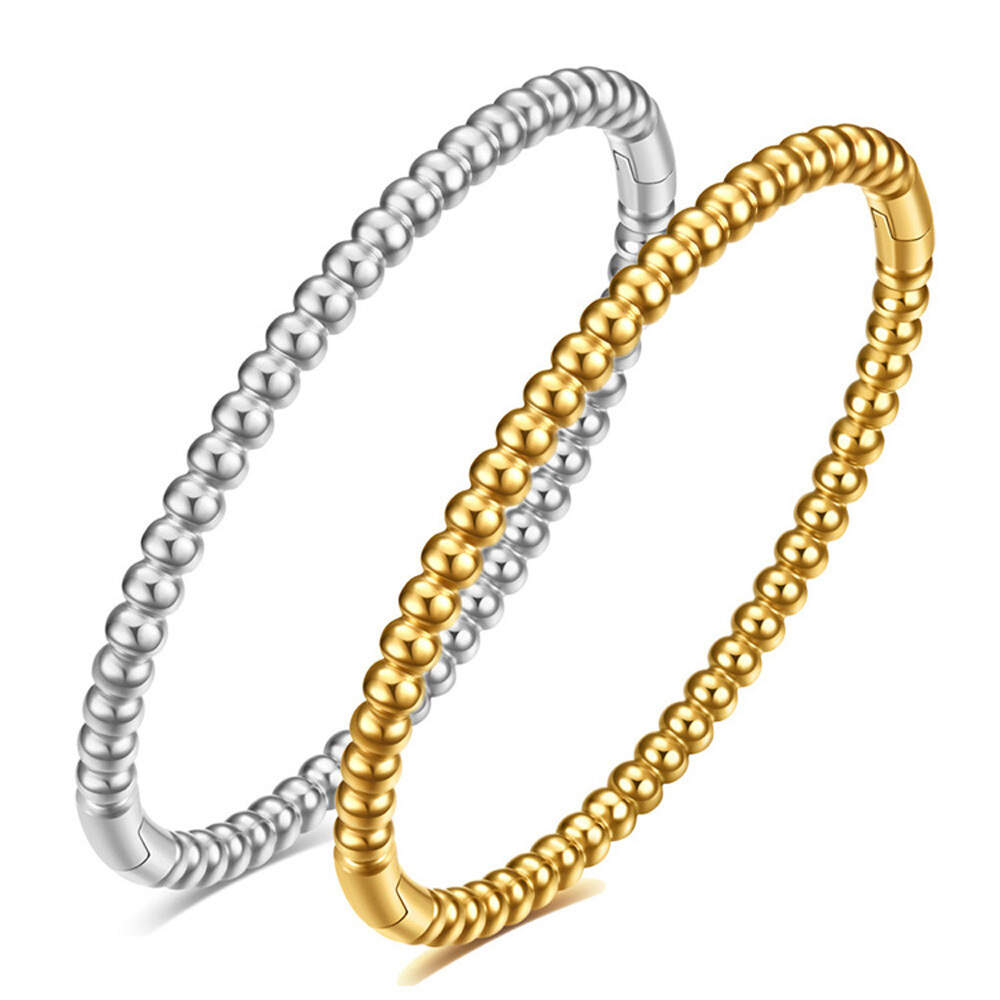 Minimalist 18K Gold Plated Stainless Steel Bangle