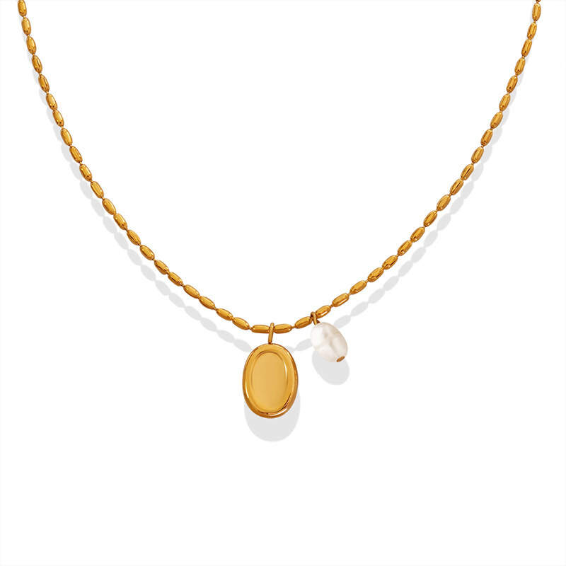 18K Gold Plated Stainless Steel Necklace