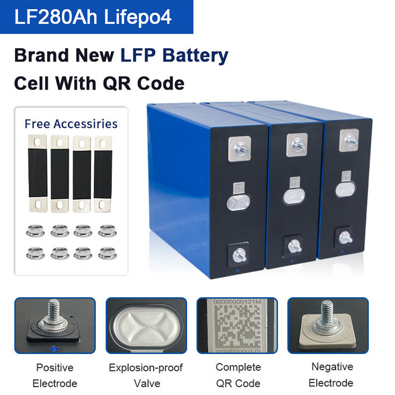 lithium iron phosphate battery;lifepo4 battery;3.2V 280Ah LiFePo4 Battery Cell;HTHIUM battery cell
