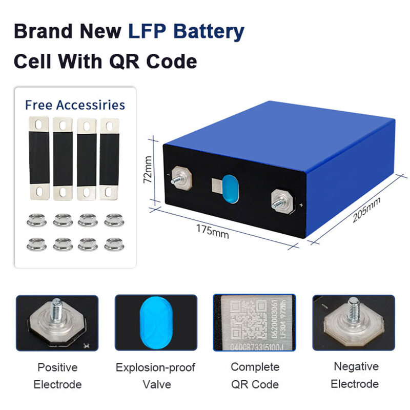 LIFEPO4 EU STOCK;EVE 280AH;LIFEPO4 BATTERY CELL