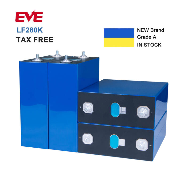 Ukraine Stock EVE LF280K New Brand Grade A 3.2V 280Ah LiFePO4 Battery Cells