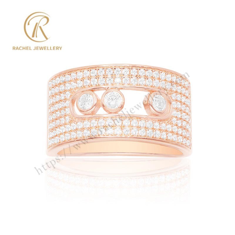 Sterling Silver 925 Ring Elegant Zirconia Fashion Jewelry Ring