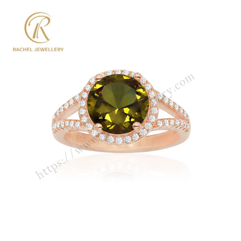 Diamond Cutting Round Shaped Natural Alexite 925 Silver Ring