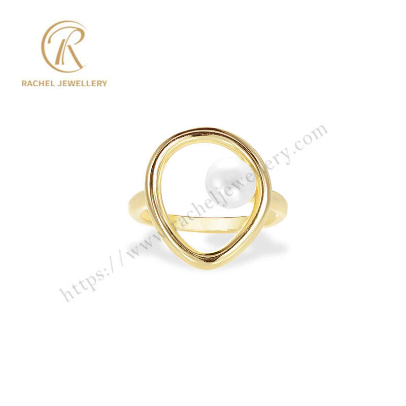Rachel Freshwater Pearl Customized Design 925 Silver Rings