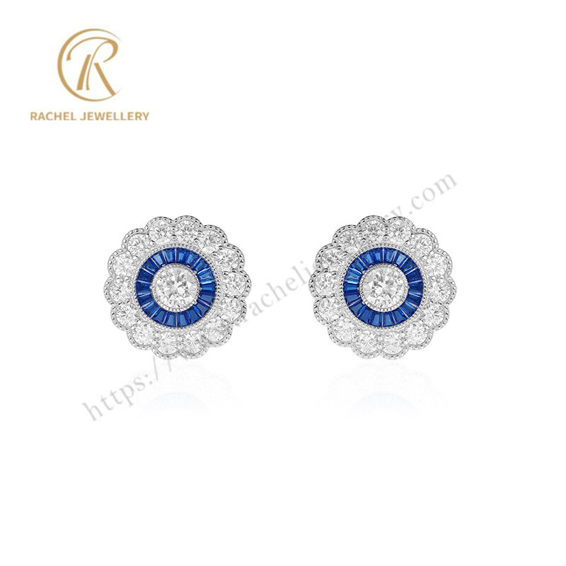 Rachel Jewellery Popular Style Flower 925 Silver Earrings