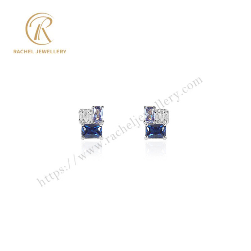 Rachel Jewellery New Concept Mix Color CZ Sterling Silver Earrings