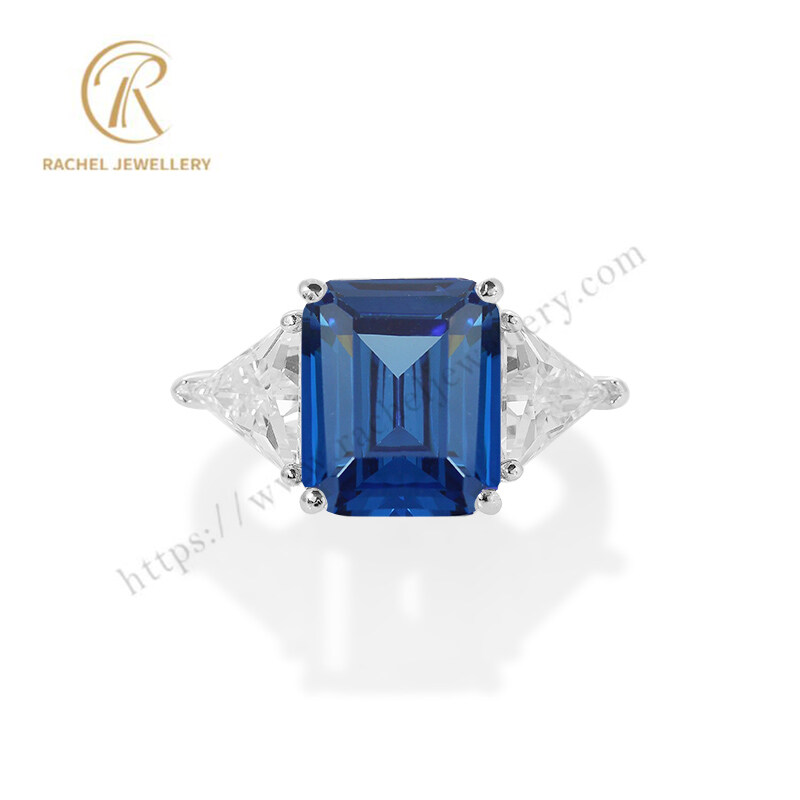 Fancy Sapphire Gemstone Sterling 925 Ring for Women