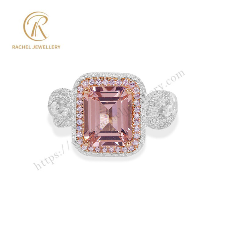 Pink Cush Main Stone Party 925 Sterling Jewellery Ring
