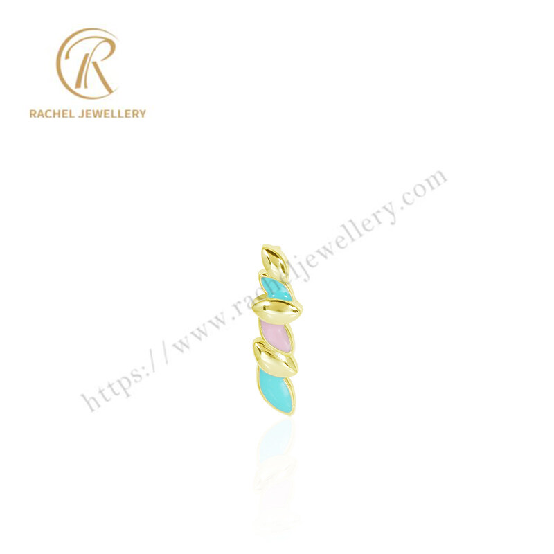 Simple Color Multi Enamel Customized High Level Silver Jewellery Hot Sale Pendant for Summer