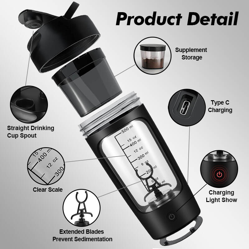 portable electric protein shaker bottle, portable shaker bottle, portable electric protein shaker bottle self stirring mug, portable protein shaker bottles, 650ml Shaker Bottle Box