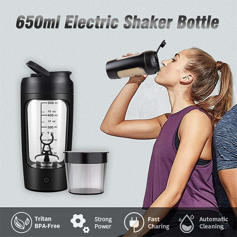 portable electric protein shaker bottle, portable shaker bottle, portable electric protein shaker bottle self stirring mug, portable protein shaker bottles, 650ml Shaker Bottle Box