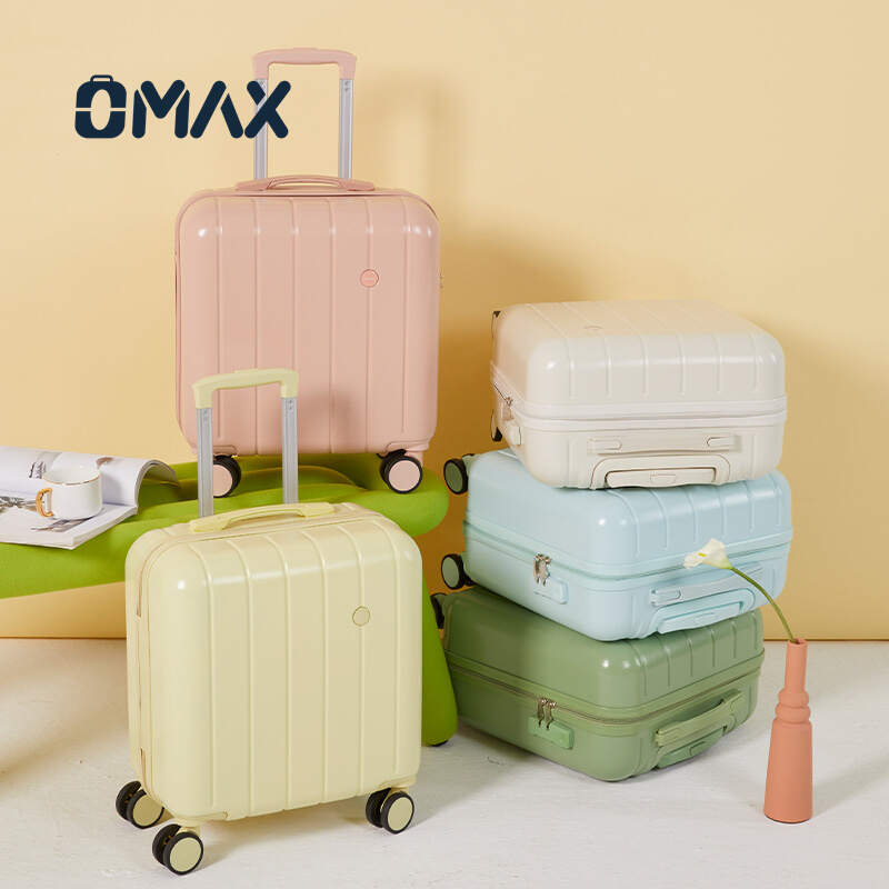 OMAX Lightweight ABS+PC Boarding Luggage Sets - Ideal for Short Trips, with Spinner Casters, Suitable for Children and Adults