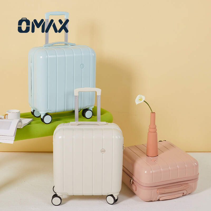 OMAX luggage, lightweight boarding luggage, ABS+PC material luggage, spinner caster luggage, travel suitcases for children and adults, waterproof retractable luggage