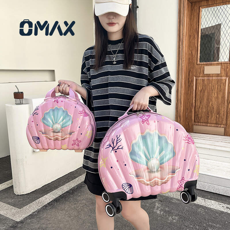 OMAX Best Unisex Large Capacity Children's Luggage with Spinner Wheels | Durable Mother & Child Suitcase Set