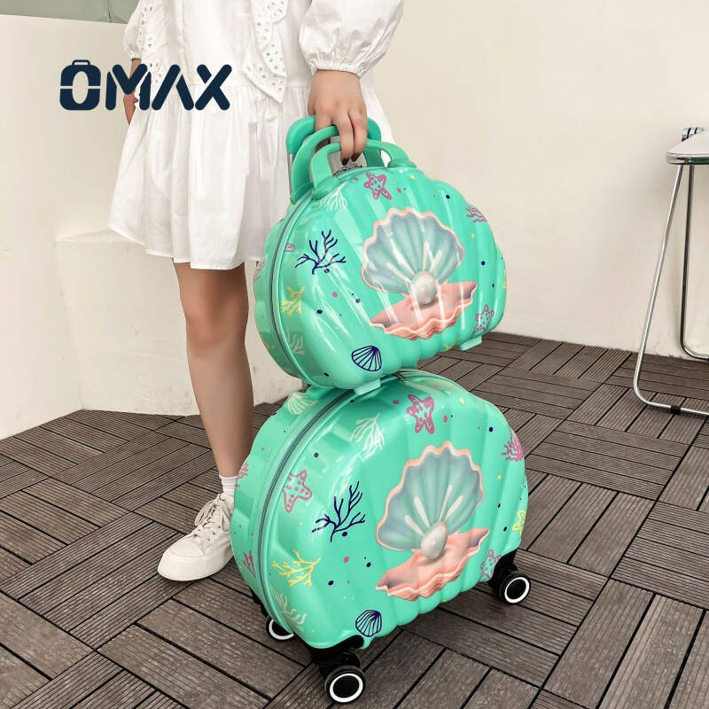 Children's luggage with spinner wheels, unisex large capacity kids suitcase, mother and child travel luggage set, waterproof ABS children's suitcase, cartoon design kids travel luggage, lightweight spinner caster suitcase for kids, durable unisex child suitcase, travel luggage for kids and parents, spacious kids suitcase with universal wheels, stylish waterproof mother and child luggage