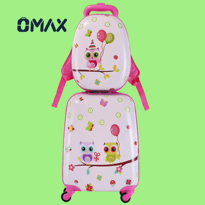 unicorn girls luggage, kids spinner suitcase, ABS carry-on for children, little girl travel suitcase, unicorn themed luggage set, 13 inch childrens suitcase, 18 inch kids carry-on, durable ABS luggage, twin wheel childrens suitcase, girls travel luggage set