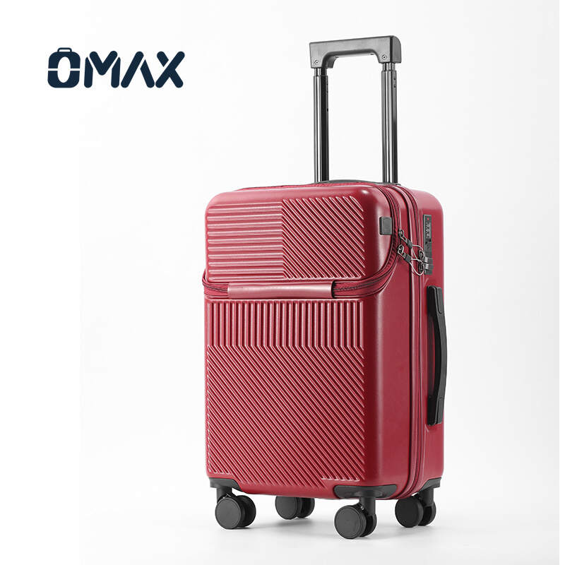 unisex travel suitcase, spinner luggage, durable ABS suitcase, lightweight carry-on luggage, front trolley suitcase, business travel luggage, zipper closure suitcase, polycarbonate suitcase, TSA-approved luggage, multi-functional suitcase