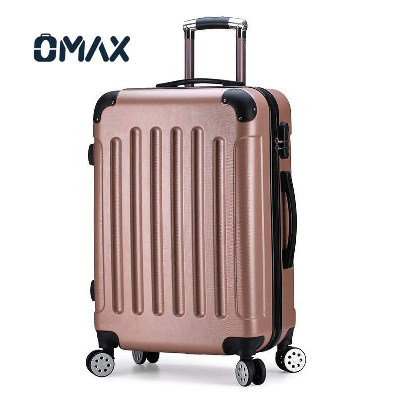 custom luggage set, universal wheels suitcase, ABS+PC travel case, spinner wheel trolley, lightweight luggage set, durable travel luggage, modern luggage design, wholesale travel bags, business trip suitcase, secure luggage with lock