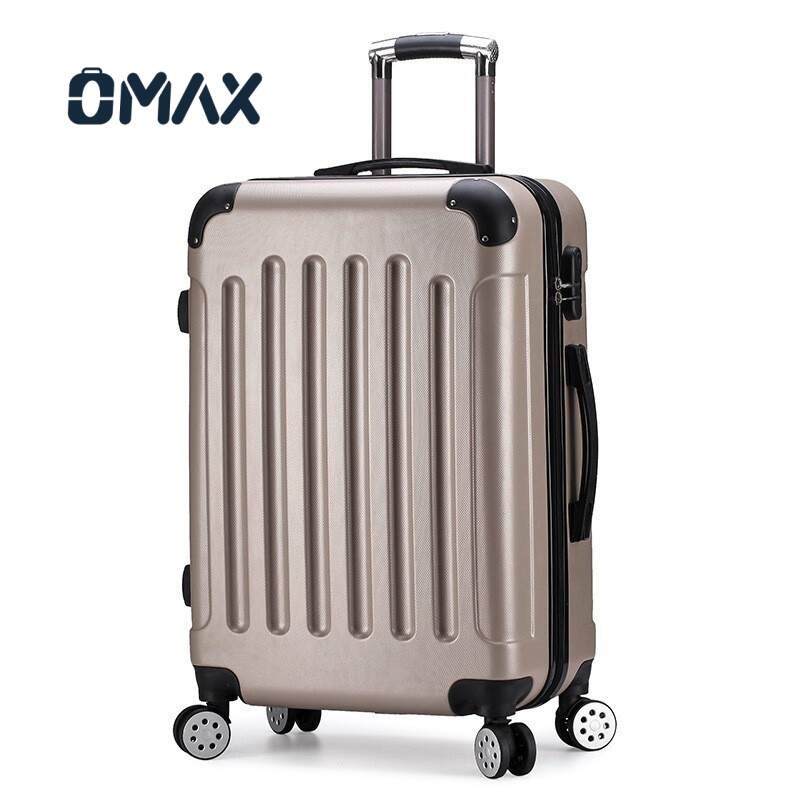 custom luggage set, universal wheels suitcase, ABS+PC travel case, spinner wheel trolley, lightweight luggage set, durable travel luggage, modern luggage design, wholesale travel bags, business trip suitcase, secure luggage with lock