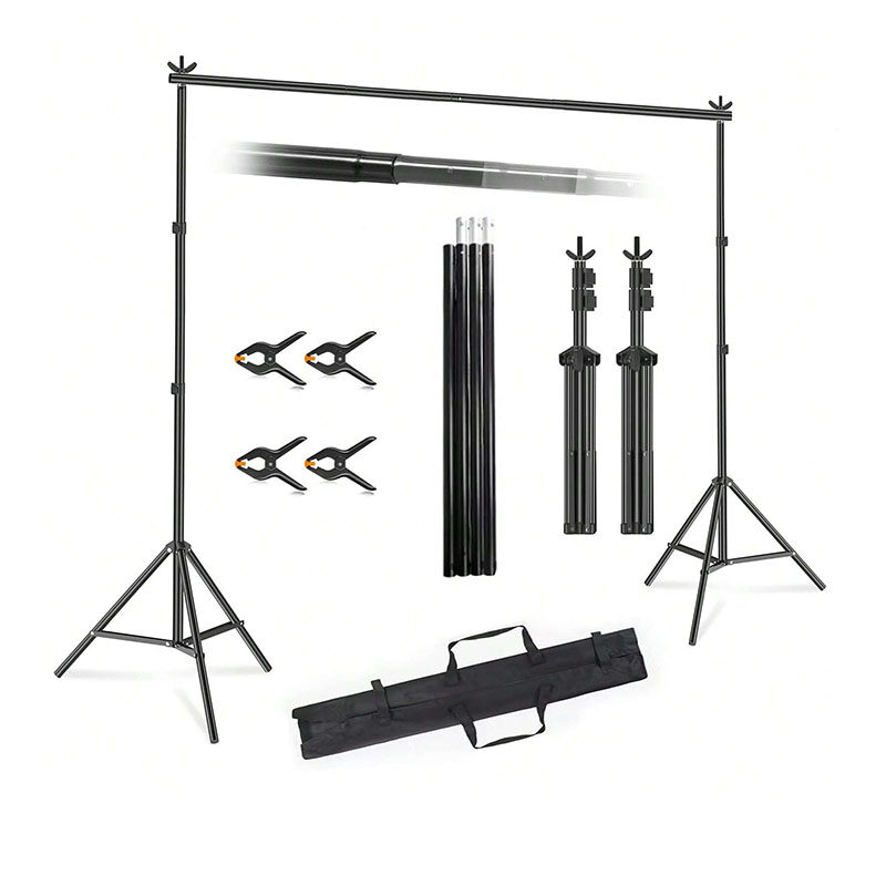 Stand de fondo de metal ajustable de 10x7ft Photo Studio