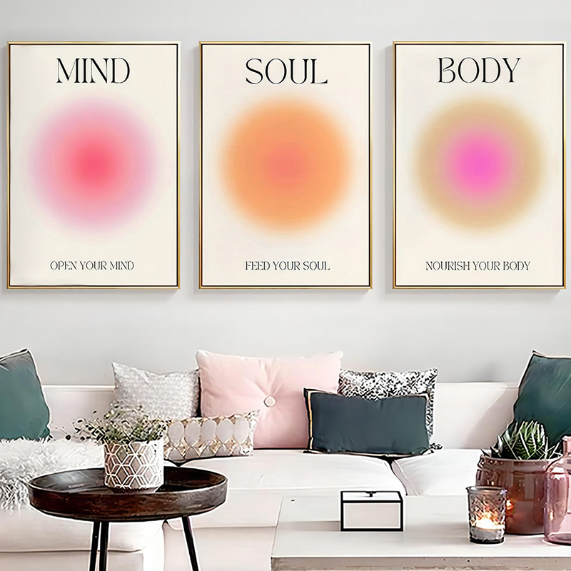 Modern Minimalist Style Canvas Print Wall Art Set