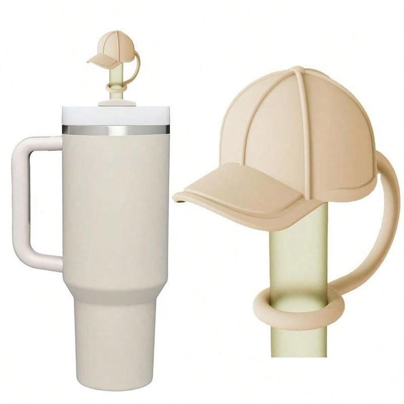 1 Pc Silicone Cowboy Hat Straw Covers Cap For  Cup 30 40 Oz, Cute Funny Tumbler Straw Topper Accessories For Man & Woman Gift
