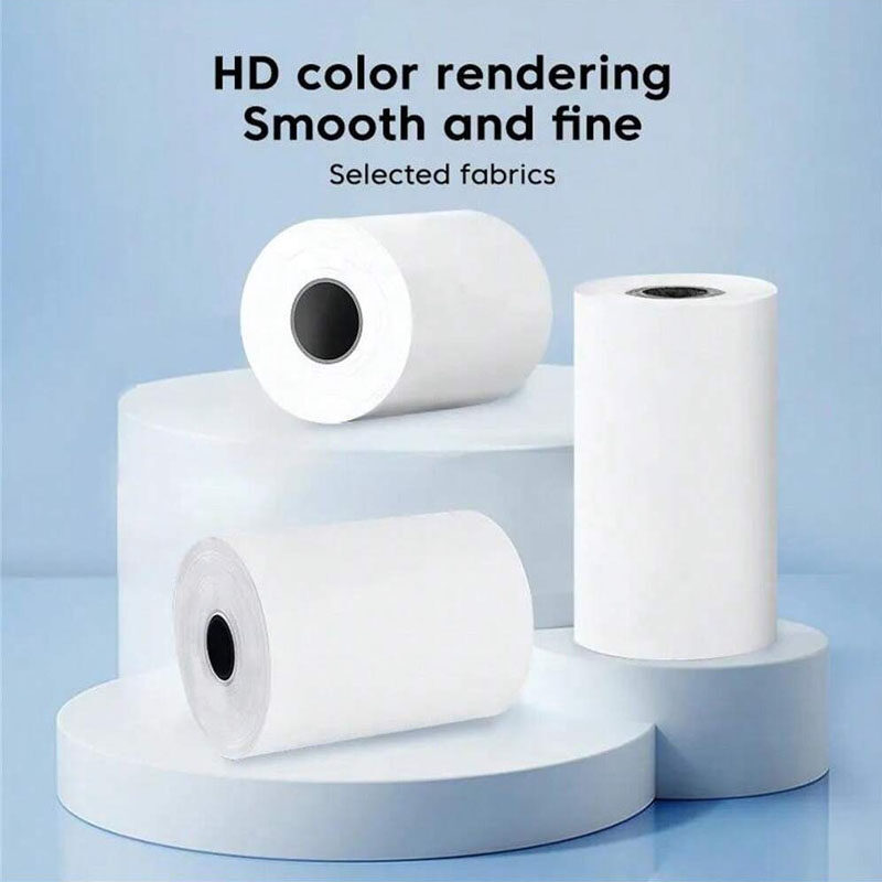 3 PCS Color Printing Paper Mini Printer Thermal Paper Colorful Adhesive Self-adhesive Paper Label Sticker