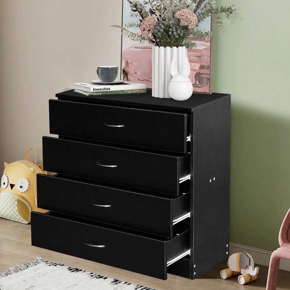 4-drawer dresser, contemporary dresser, modern storage dresser, wooden dresser manufacturer, bedroom furniture supplier, dresser factory