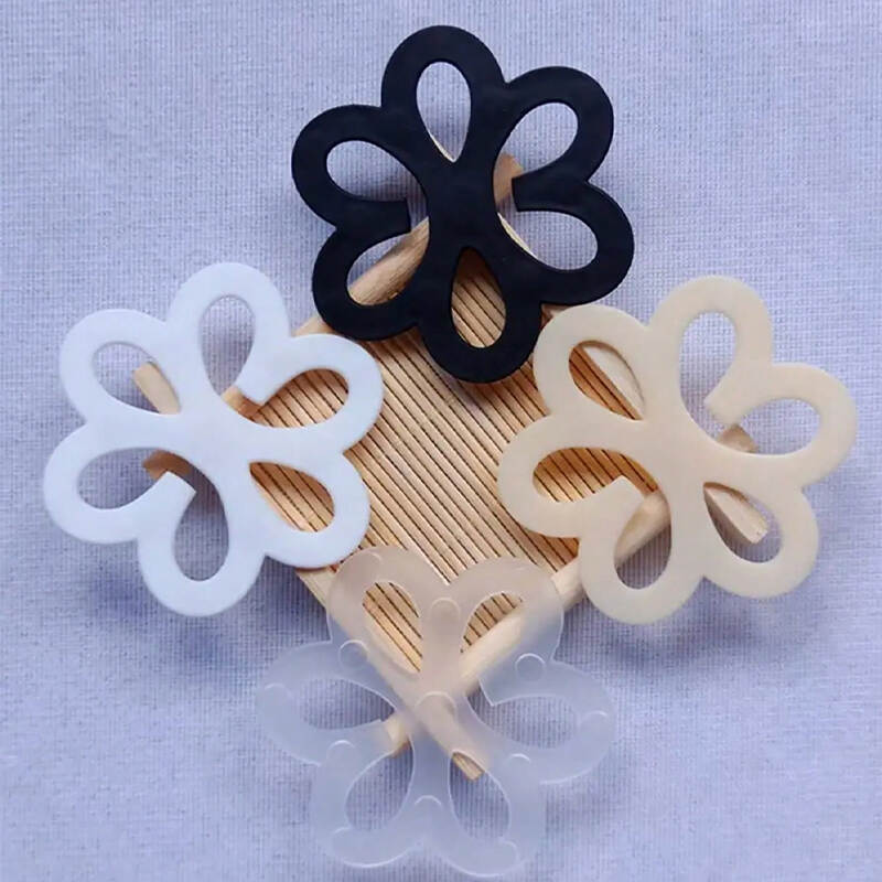 2pcs/4pcs Flower Shaped Bra Strap Clips Distributor