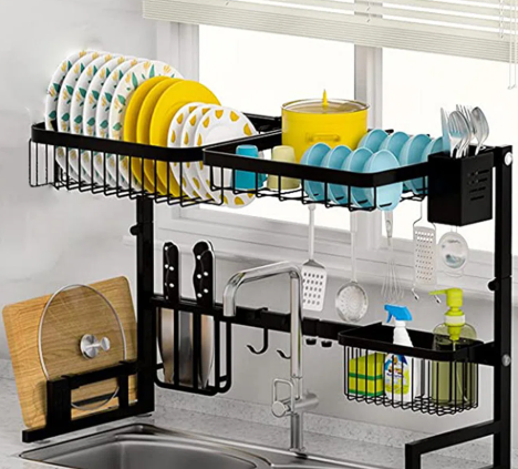 Over-the-Sink Dish Drying Rack