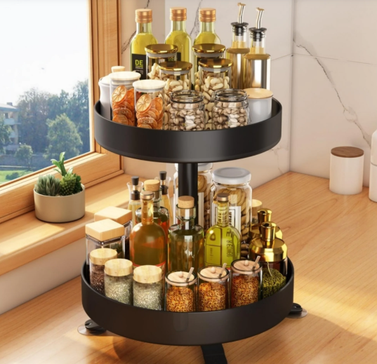 Rotating Spice Rack Organizer