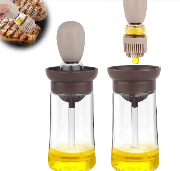 2-in-1 Oil Dispenser and Brush