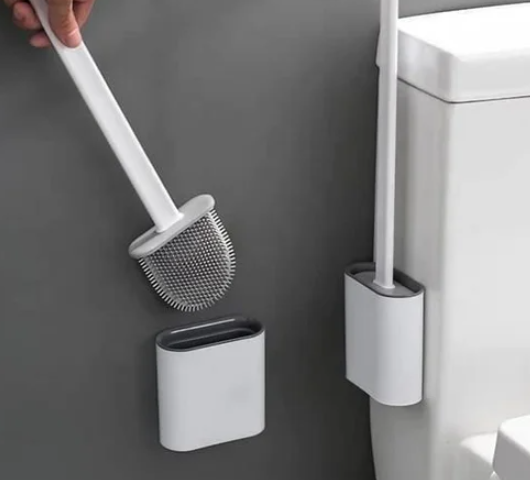 Silicone Toilet Brush Set