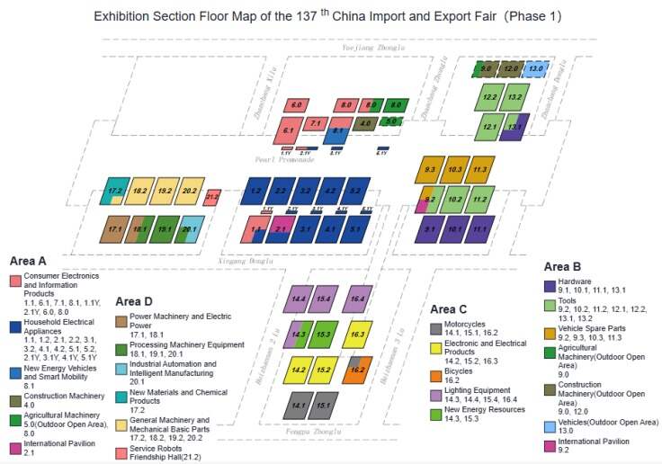 2025 Phase 1 location map